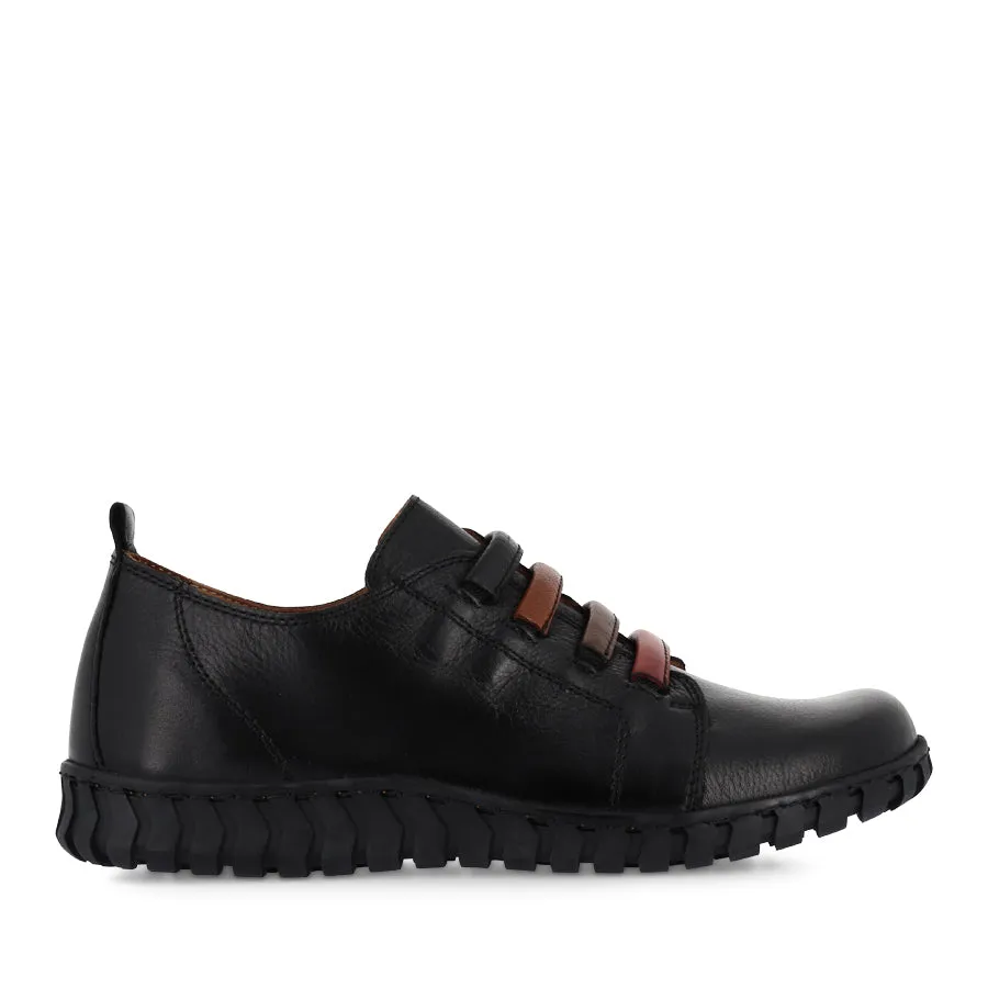 Boosted fit Athletic Choice KINSLEY - BLACK MULTI LEATHER