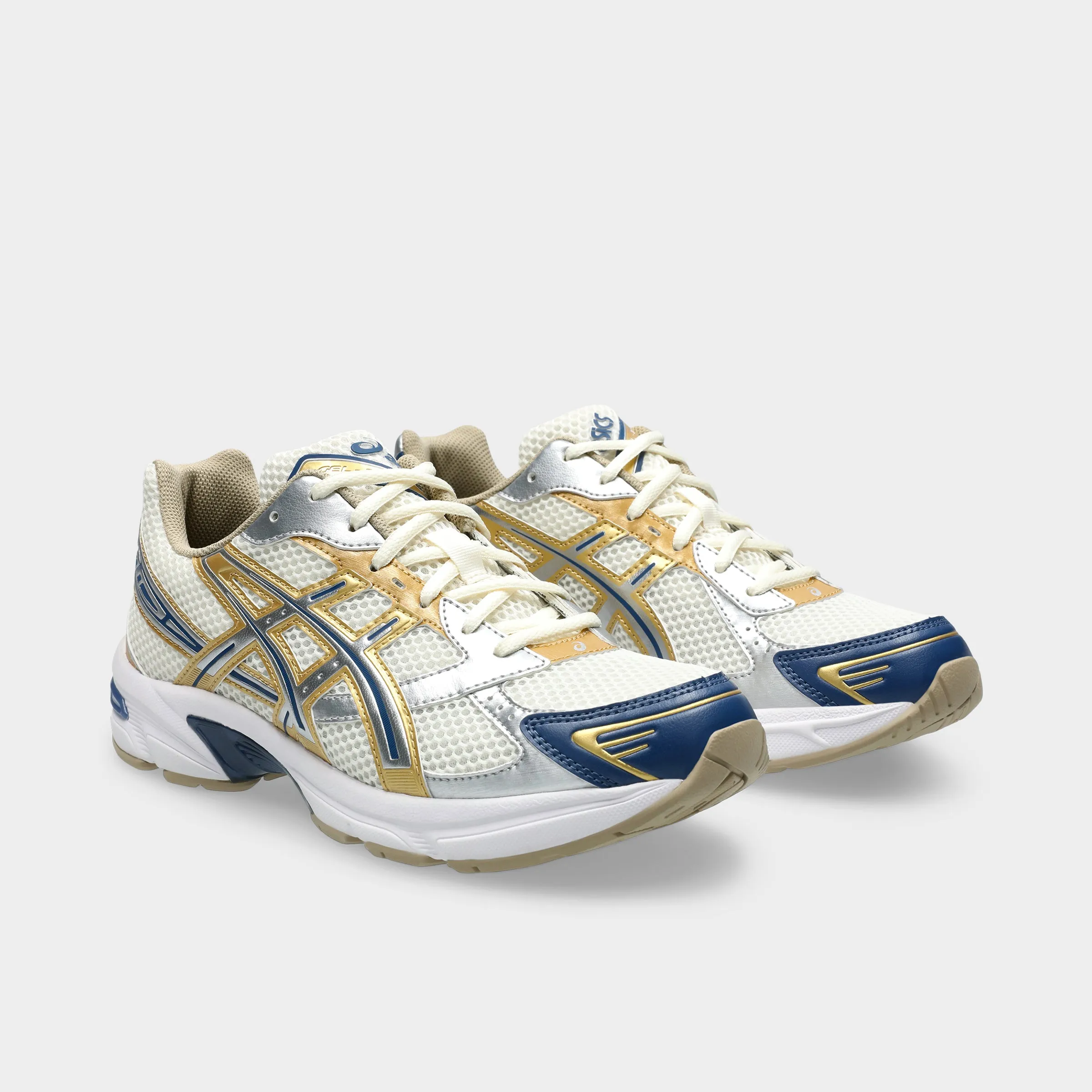 Asics GEL-1130 Cream / Pure Silver Padded Ankle Support Power Grip