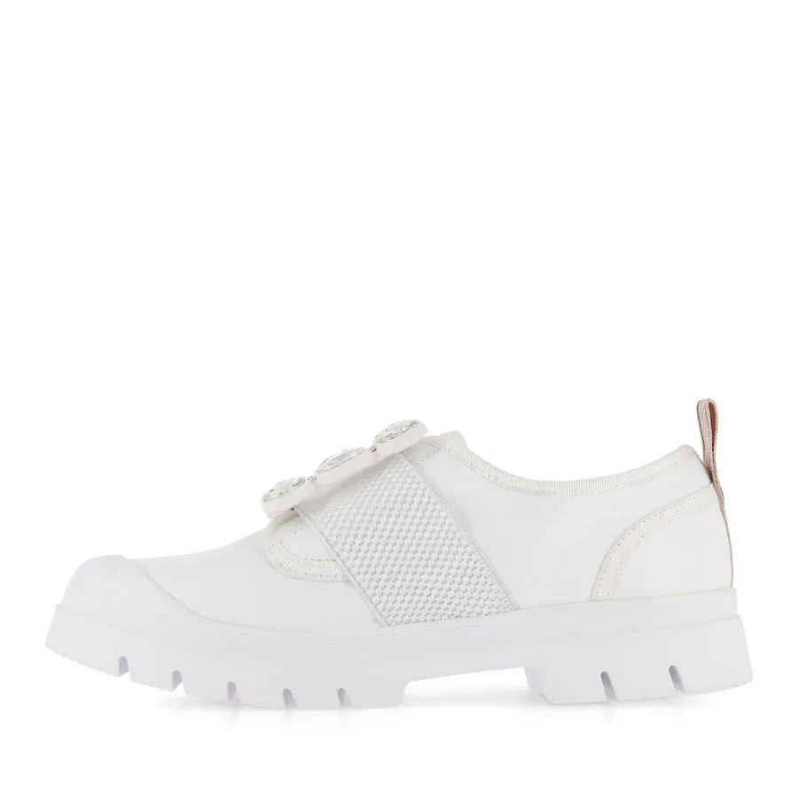 Cushioned STAY - WHITE LEATHER