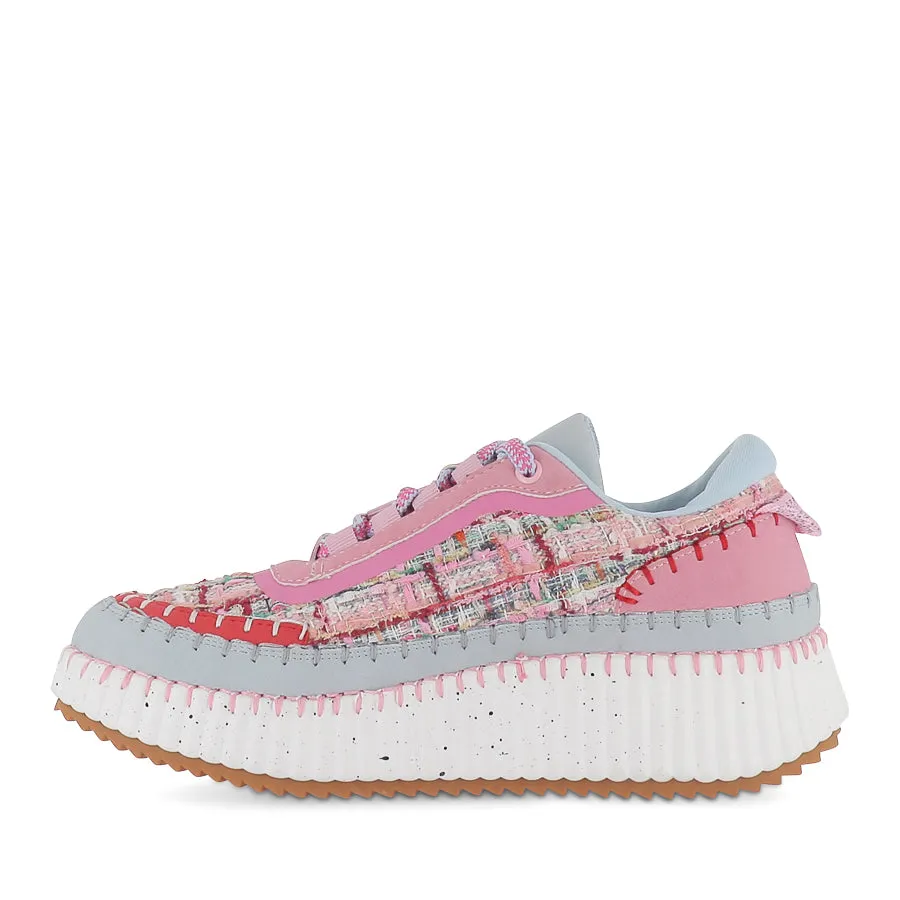 STELLA - PINK BOUCLE Breathability Enhanced Abrasion Resistant Toe Guard