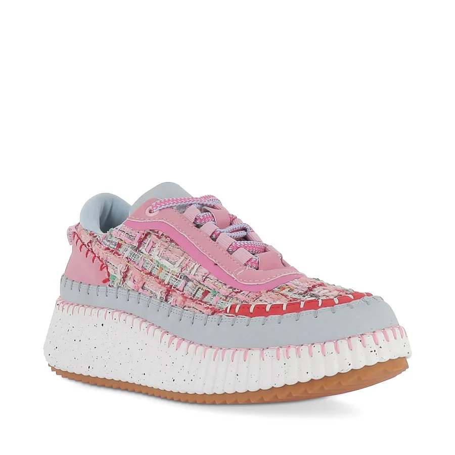 Abrasion Resistant Material TPE Compression Foam STELLA - PINK BOUCLE