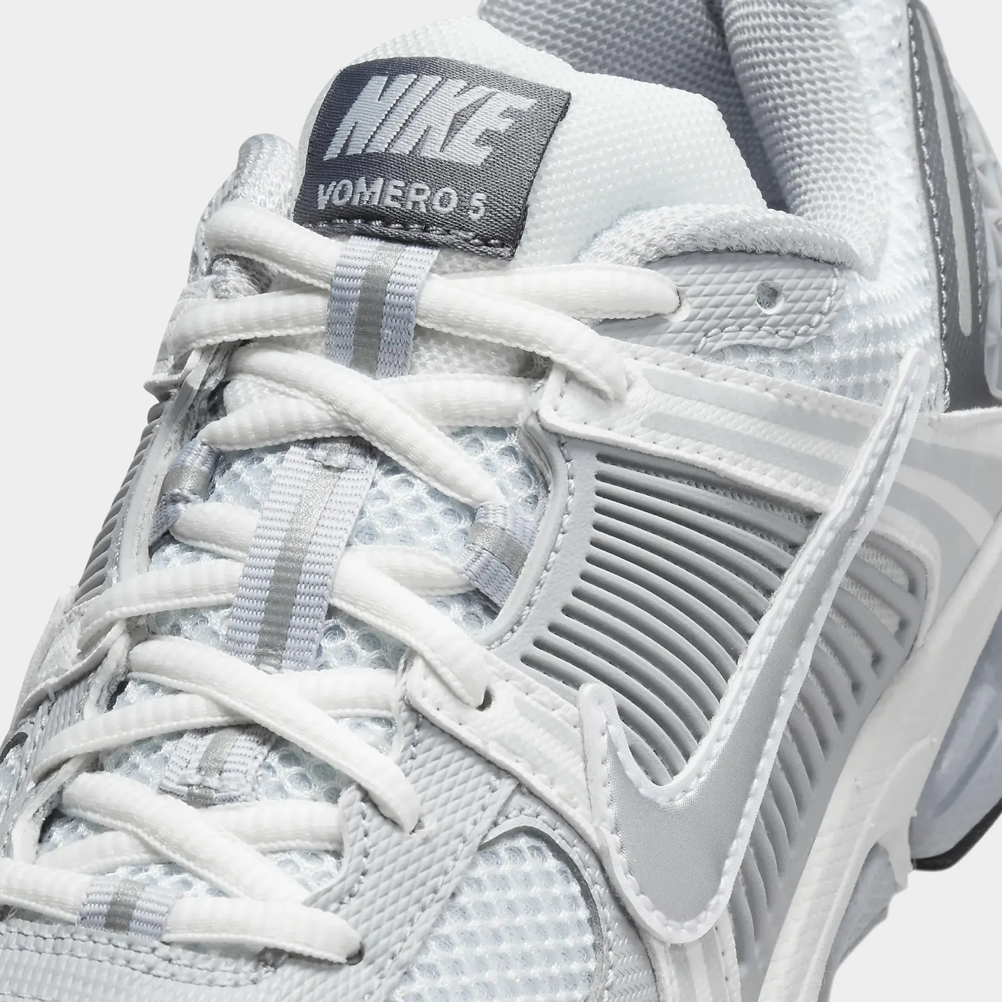 Eco Friendly Insoles Breathable Airflow Nike Zoom Vomero 5 GS Pure Platinum / Metallic Silver