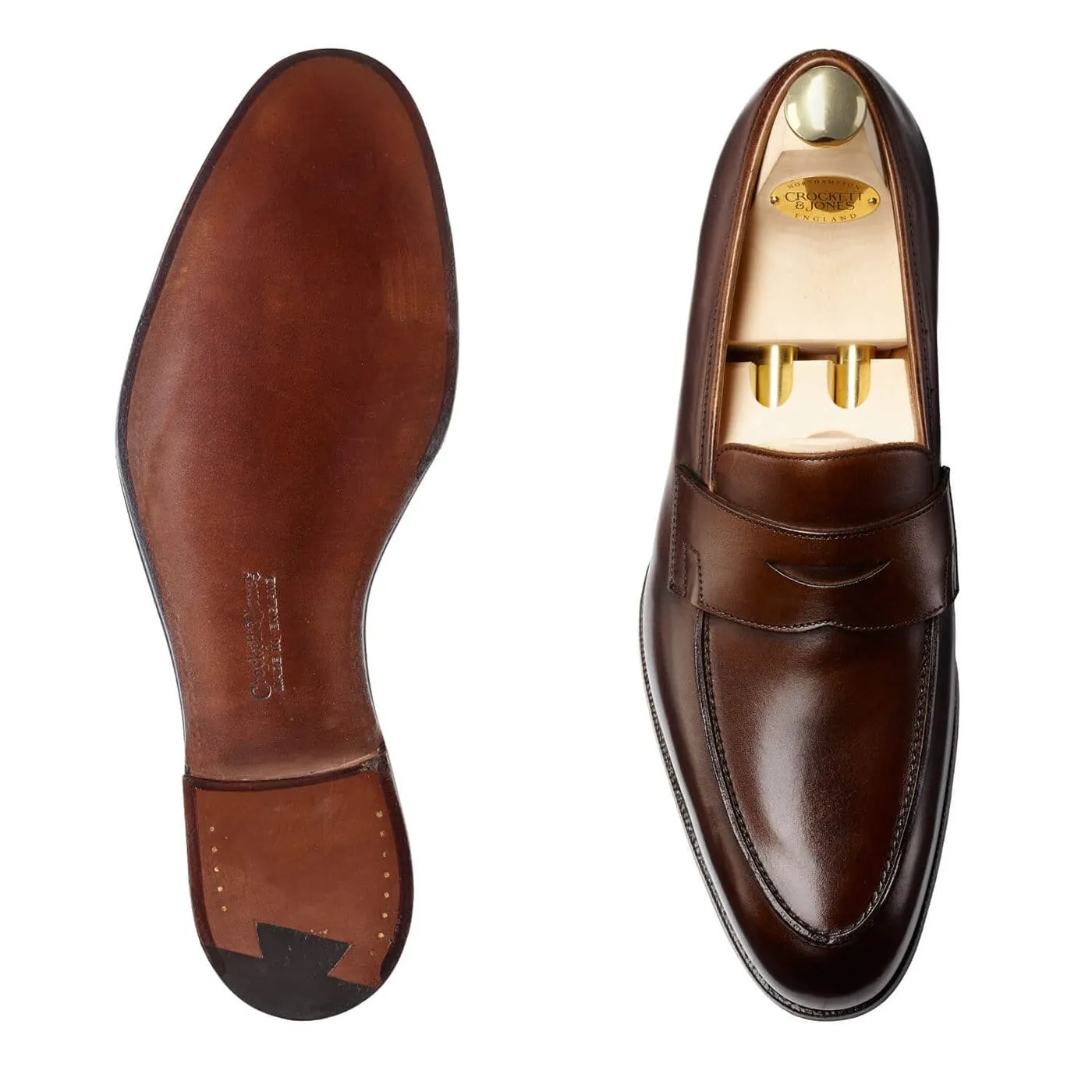 Crawford Dark Brown Antique Calf Guard Lane