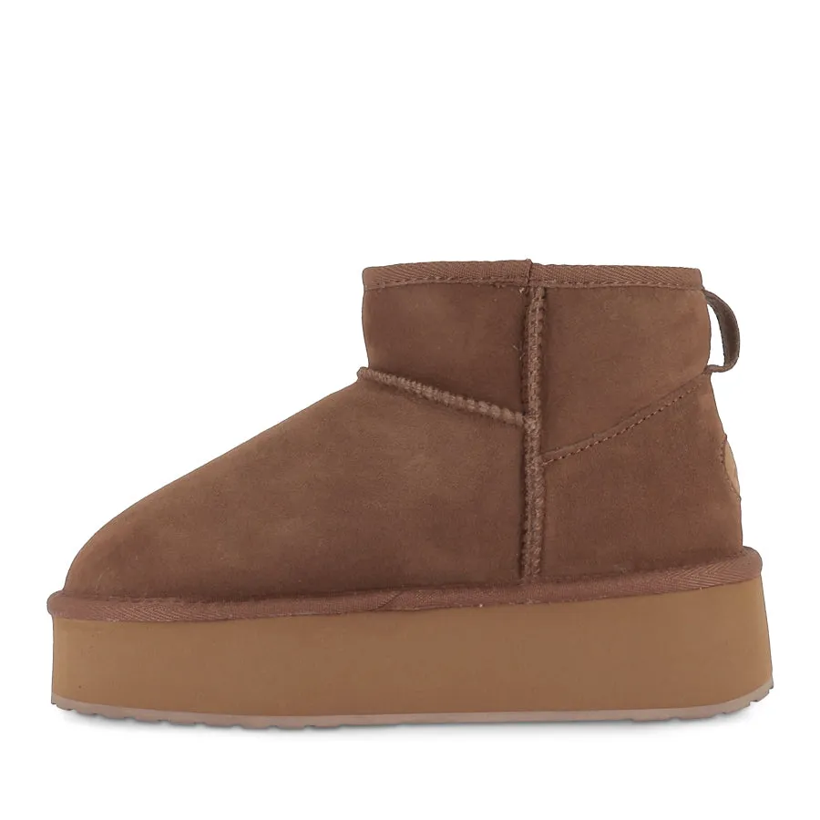 STINGER MICRO PLATFORM - CHESTNUT Instant Slip Flexible Sole