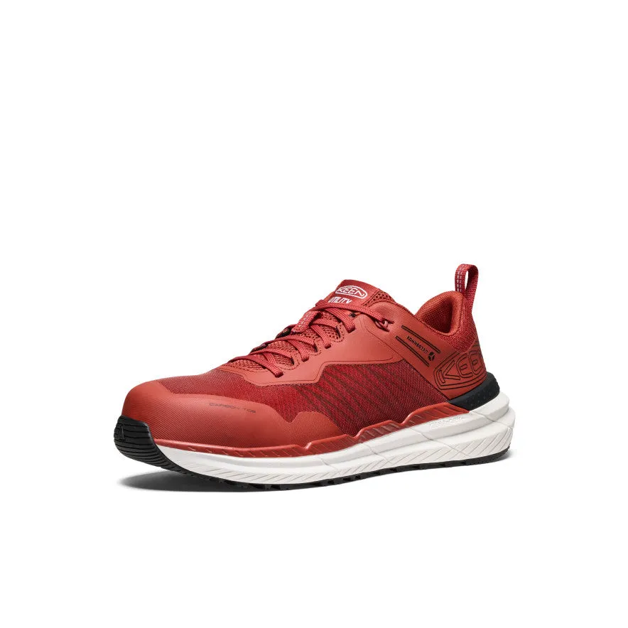 Men's Speedworks Work Sneaker (Carbon Toe)  |  Red Ochre/Black Slim Comfort
