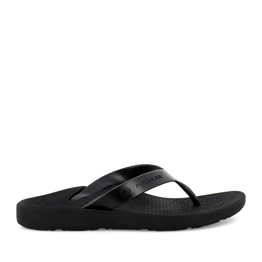 ORTHOTIC BALANCE FLIP FLOPS - BLACK Air Flow Simple Step