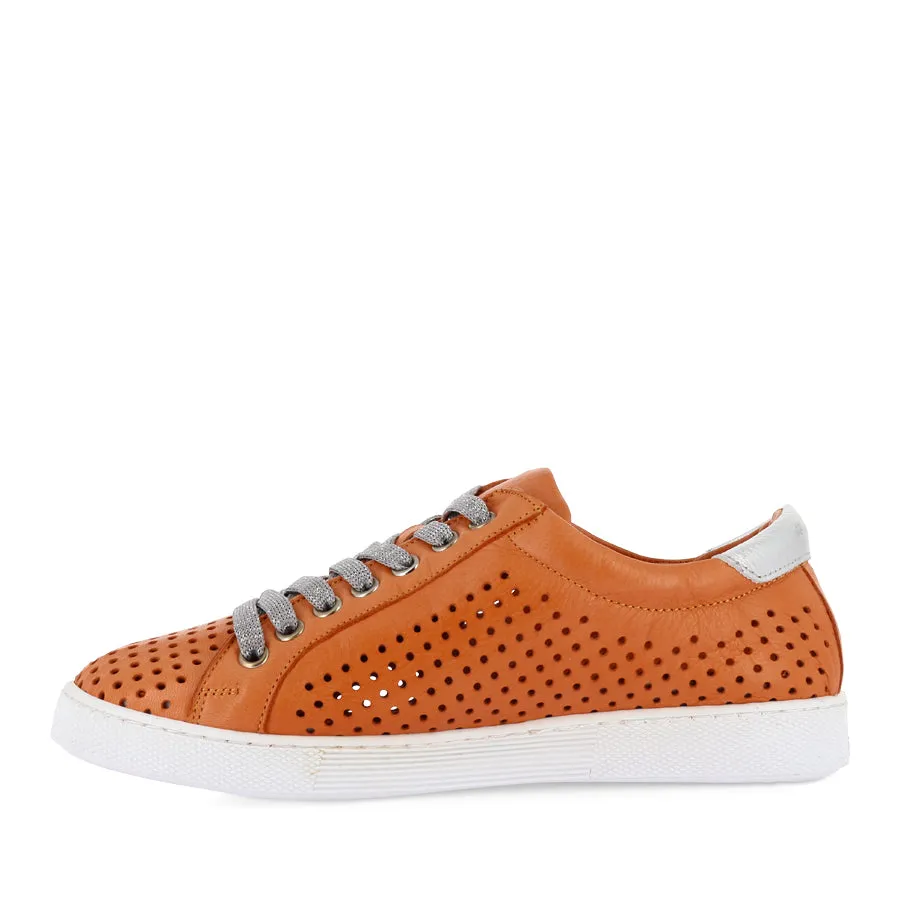 Hypergrip Technology TEMPLE - PAPAYA/SILVER LEATHER