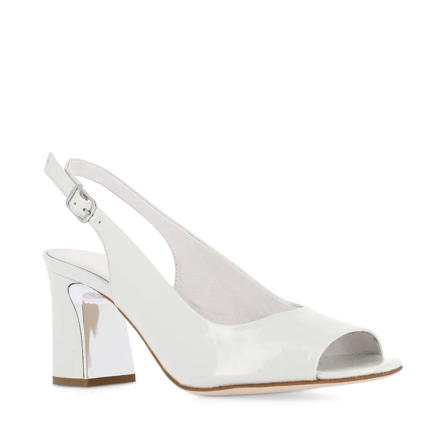 Perfect Cushion Brunch Look KIANNA - OFF WHITE PATENT LEATHER