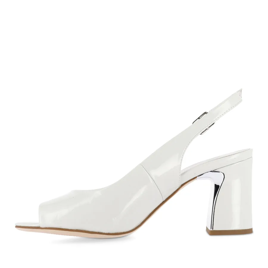 Art Glow KIANNA - OFF WHITE PATENT LEATHER