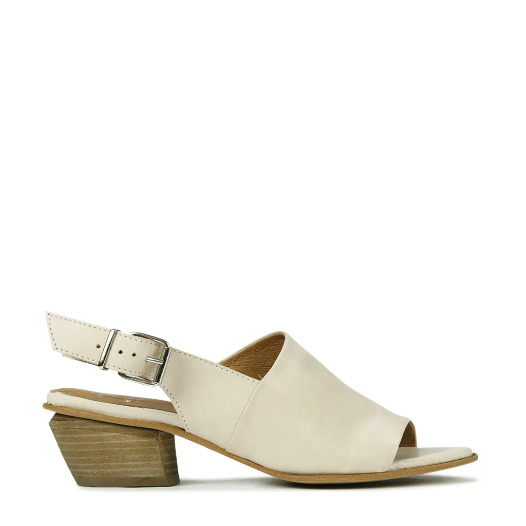 Paolo Leather Sling Back Sandals Side Walk