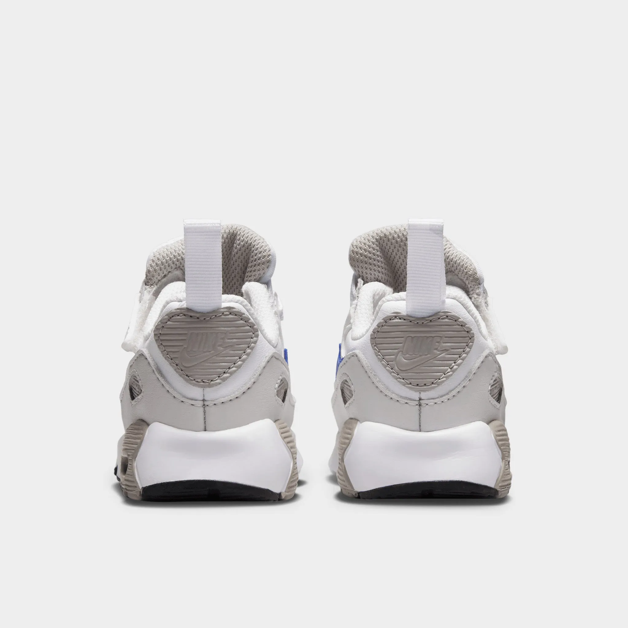 Cushioned Comfort Nike Air Max 90 EasyOn TD White / Racer Blue - College Grey
