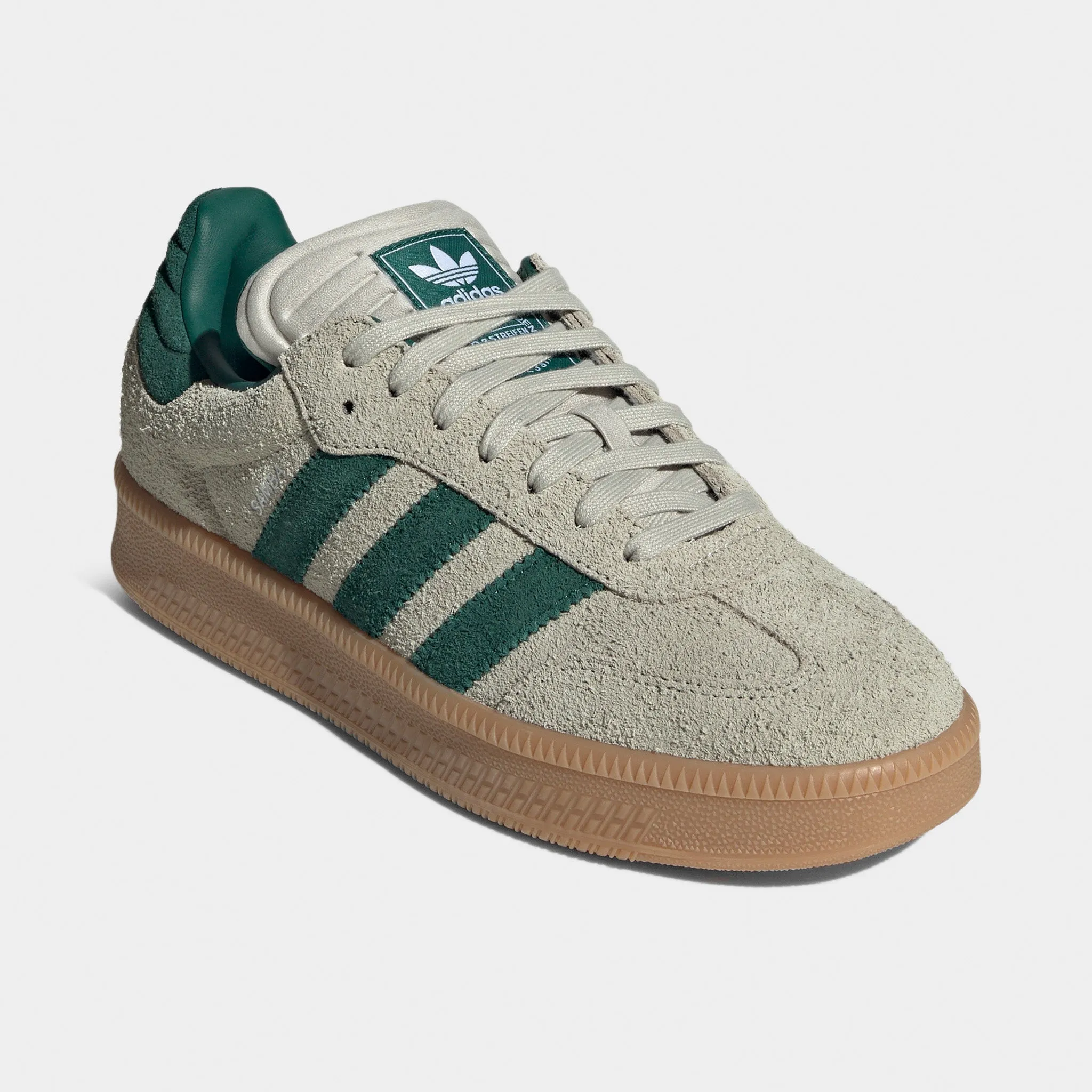 Plant Based Materials adidas Samba XLG Putty Grey / Collegiate Green - Gum