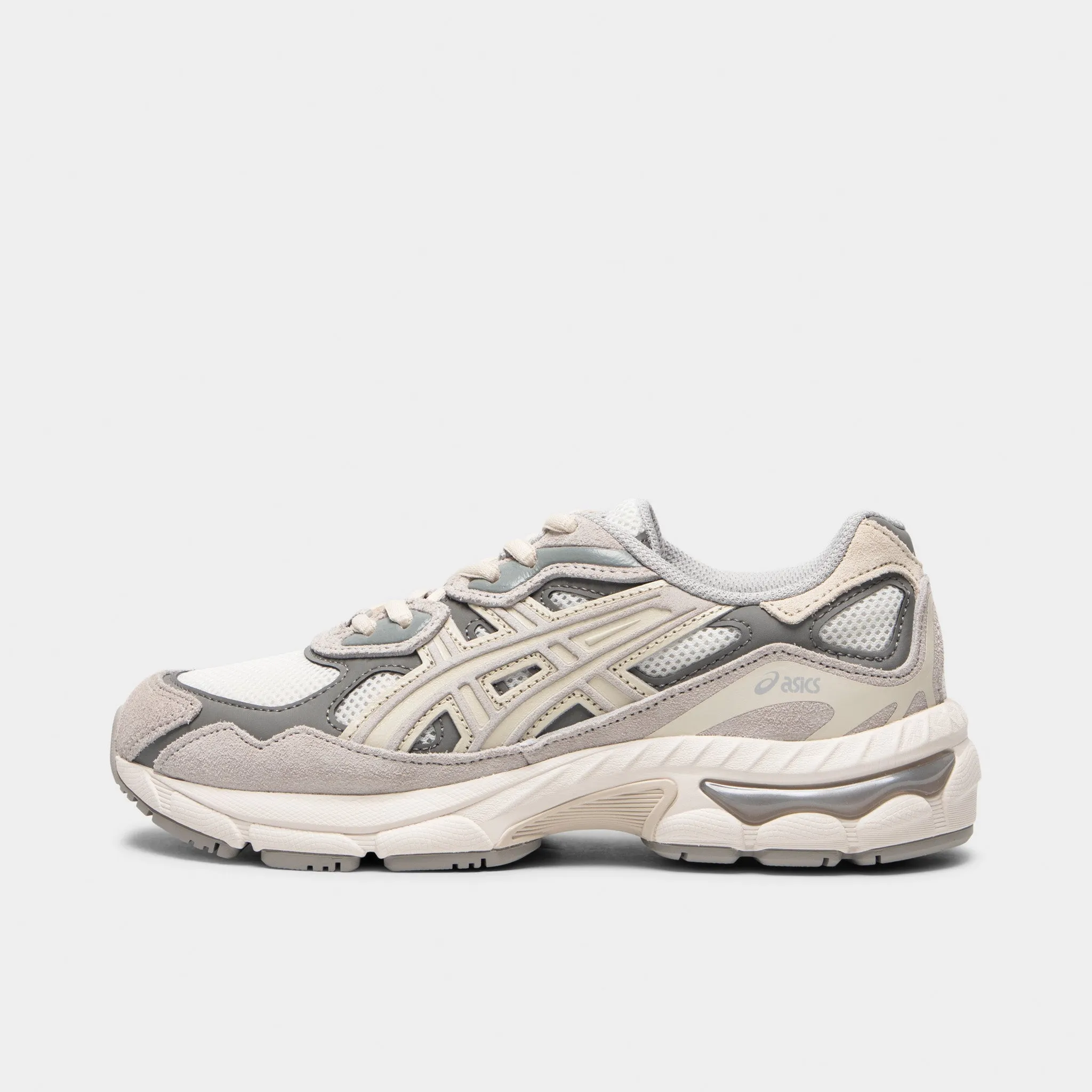 ASICS GEL-NYC GS Cream / Oyster Grey Heat Sealed Reinforcements Anti Torsion Plate