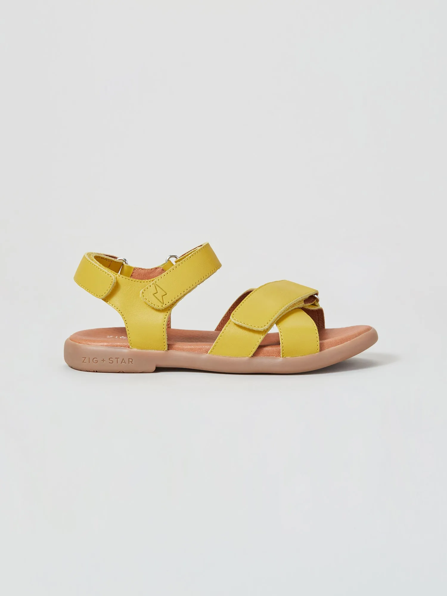 Rae Junior Cross-Strap Sandal Yellow Event Chic Active Feet