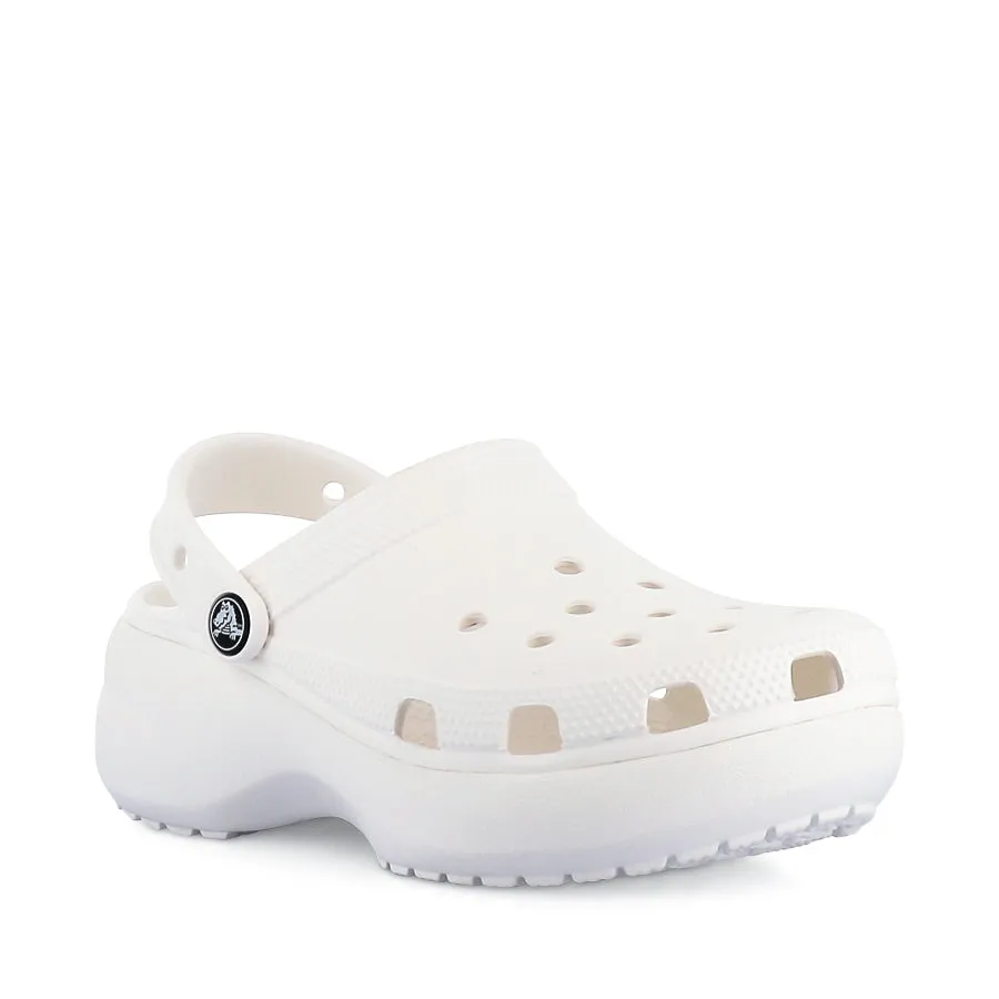 CLASSIC PLATFORM CLOG - WHITE Off Duty