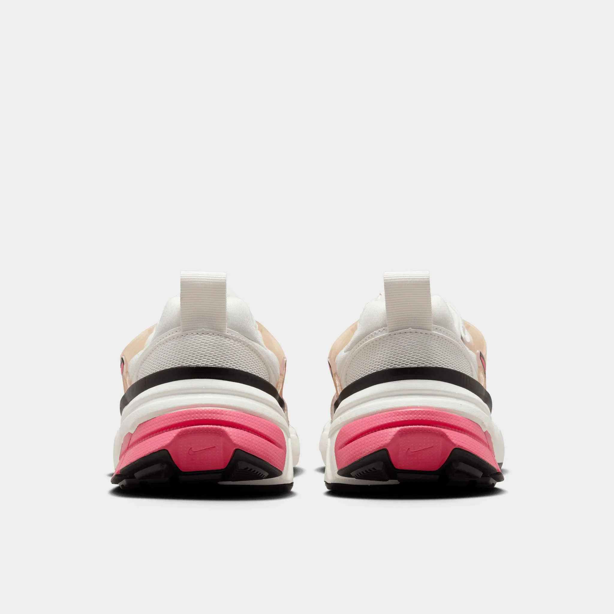 Nike Women's V2K Run Guava Ice / Metallic Silver - Aster Pink Style Routine Ultra Cushioned Heel