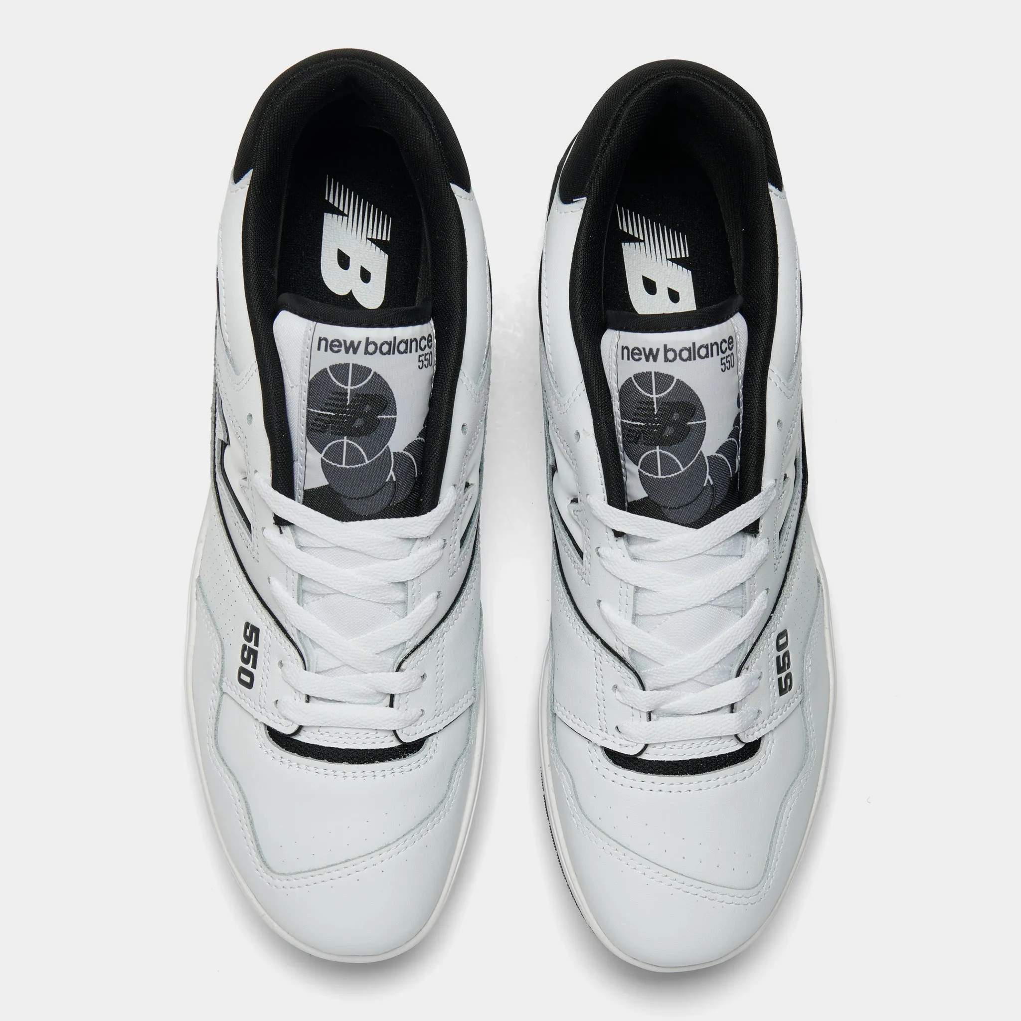 Anti Slip Tread Stable New Balance BB550HA1 White / Black