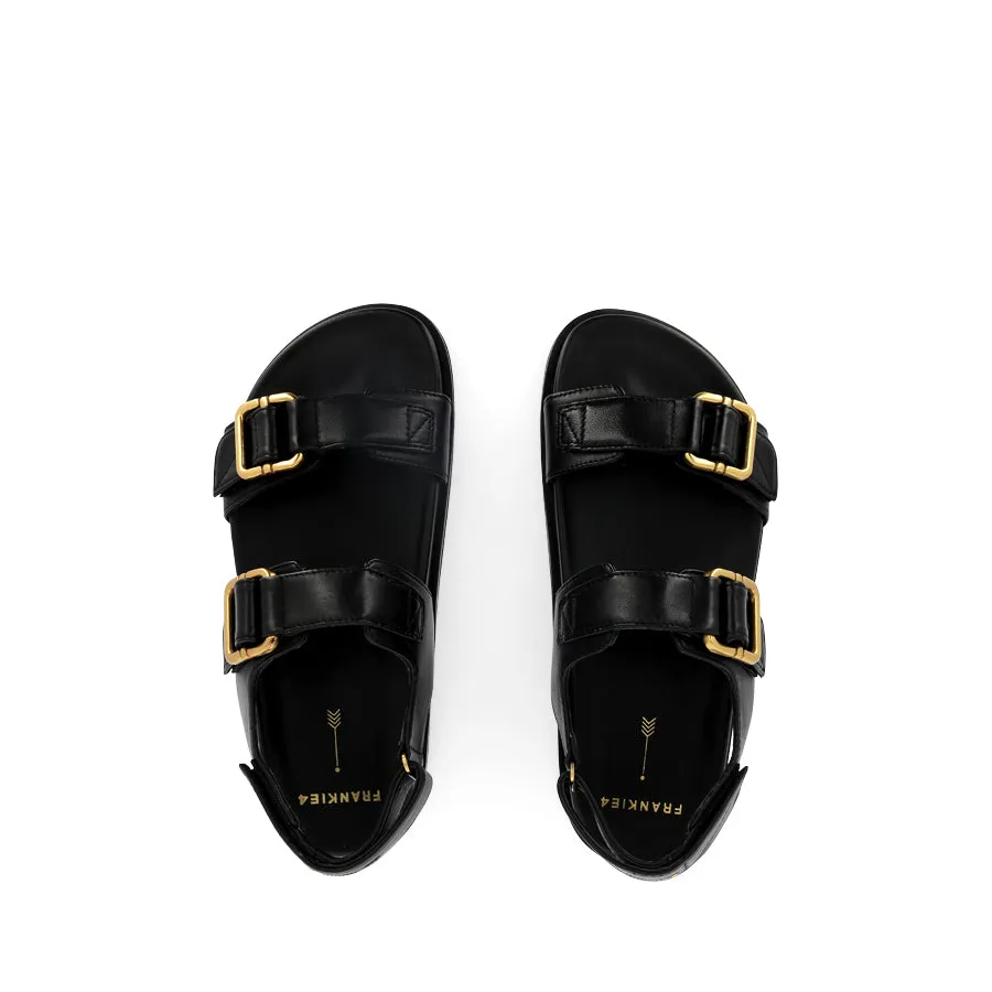 Breathable Sole THOMPSON - BLACK LEATHER