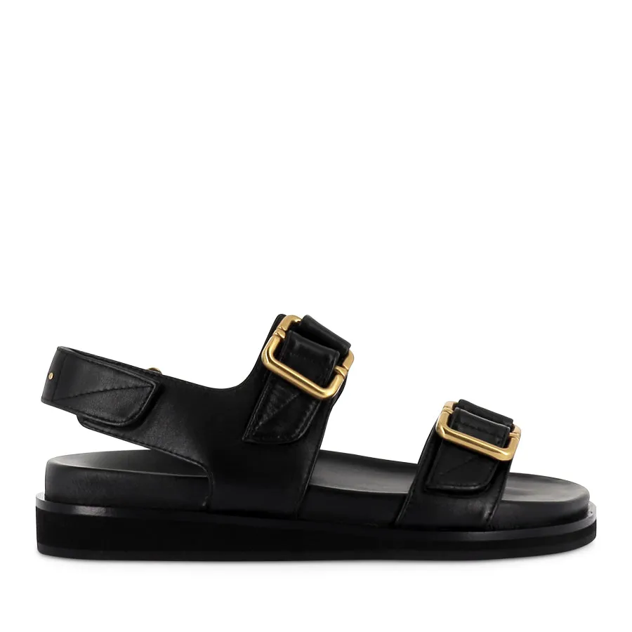 THOMPSON - BLACK LEATHER Soft Edge