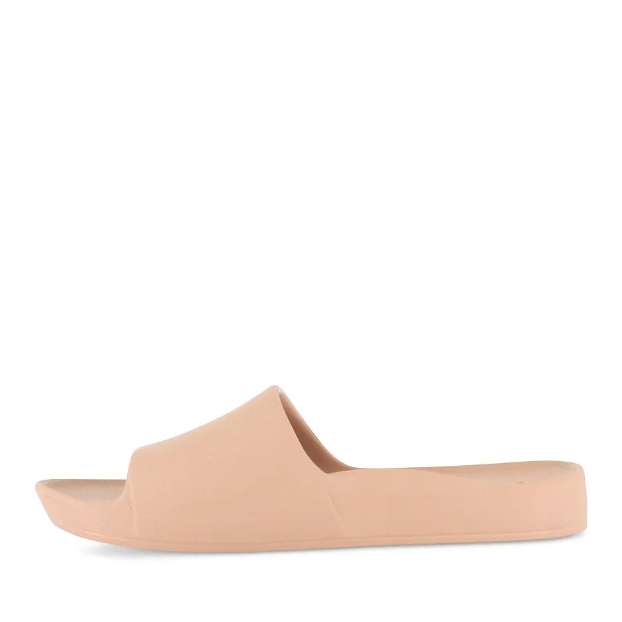 Fashionable Casual Shoes Light Activity ARCH SUPPORT SLIDES - TAN