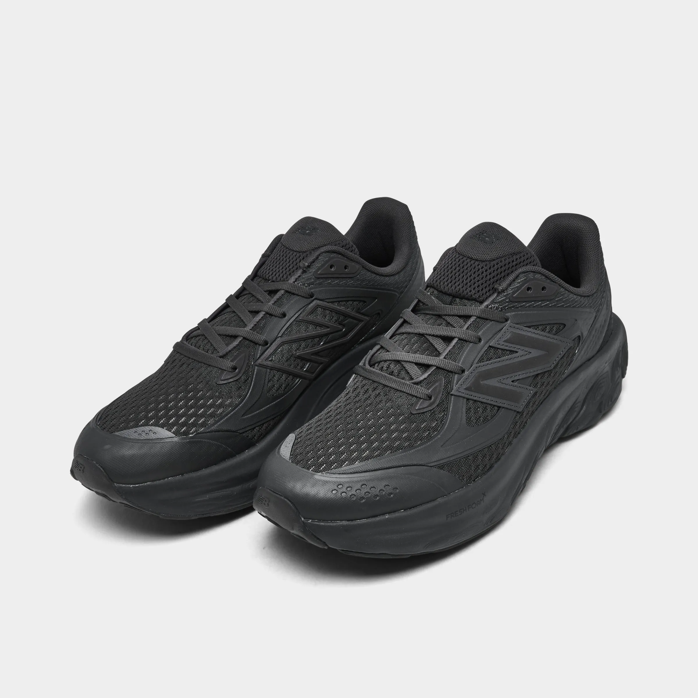 New Balance Fresh Foam Trainer Black / Grey Impact Resistant Frame Comfortable Lace