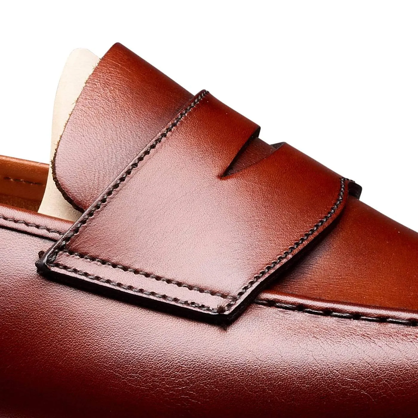 Harvard 2 Chestnut Burnished Calf Durable Leather