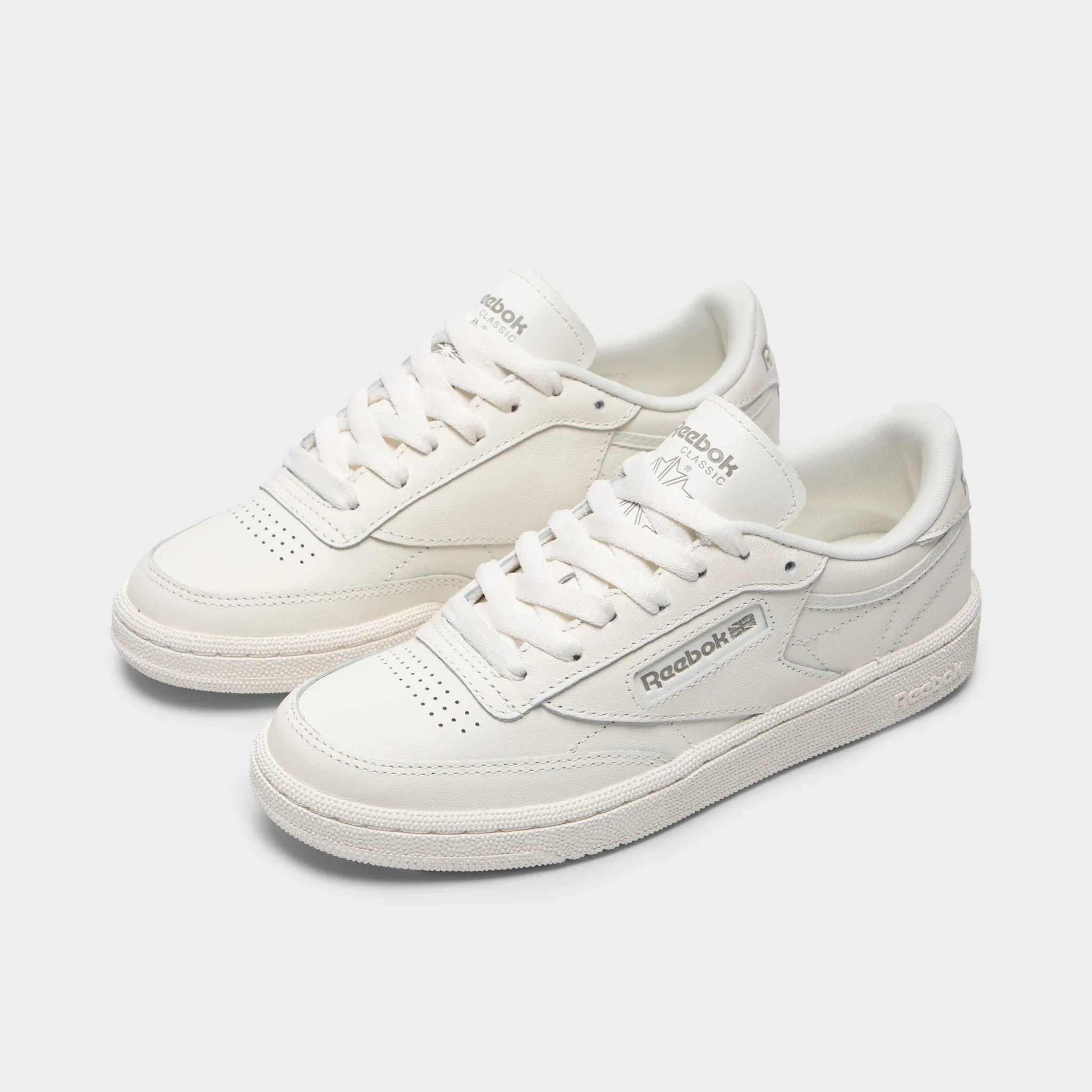 foot fashion Reebok Women's Club C 85 Chalk / Chalk - Gritty Grey