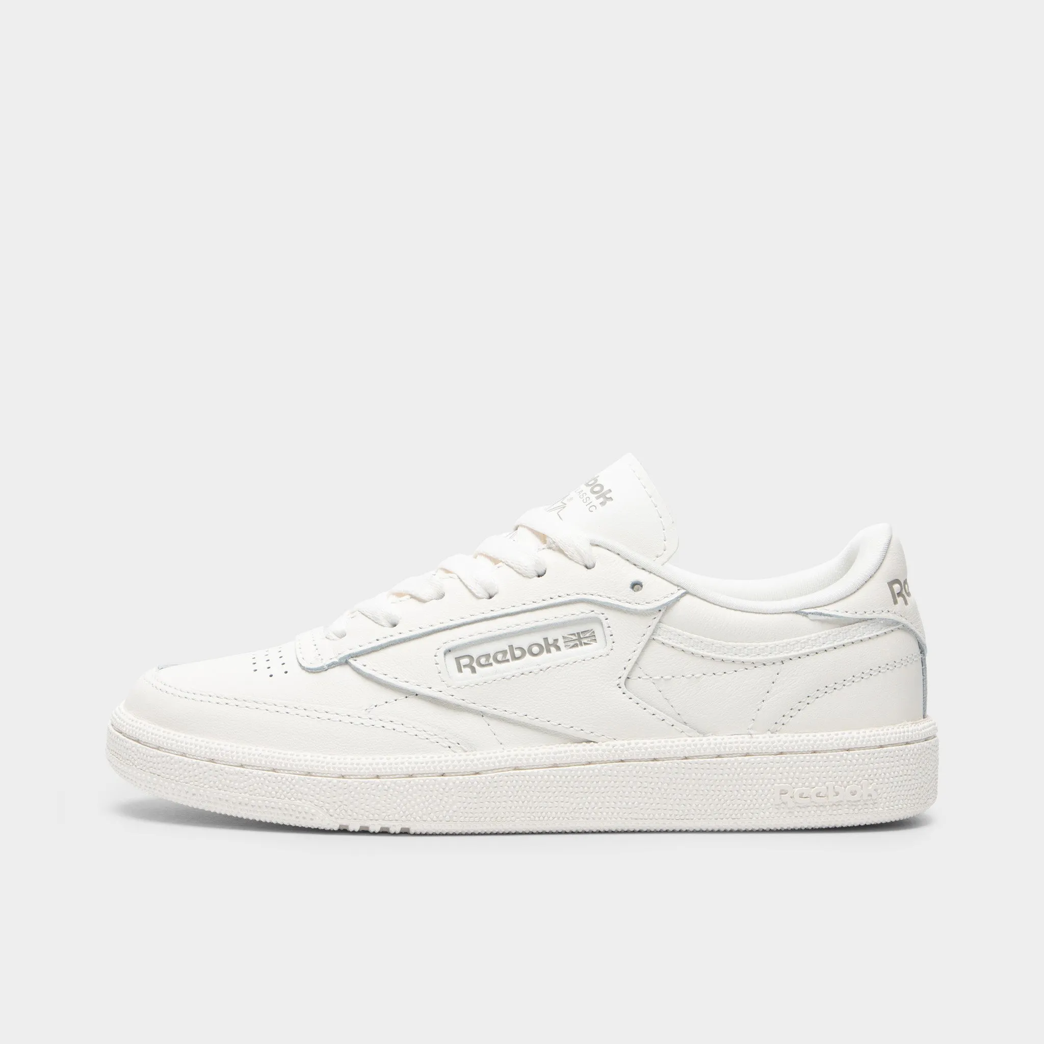 Plush Lining Sports Wear Reebok Women's Club C 85 Chalk / Chalk - Gritty Grey