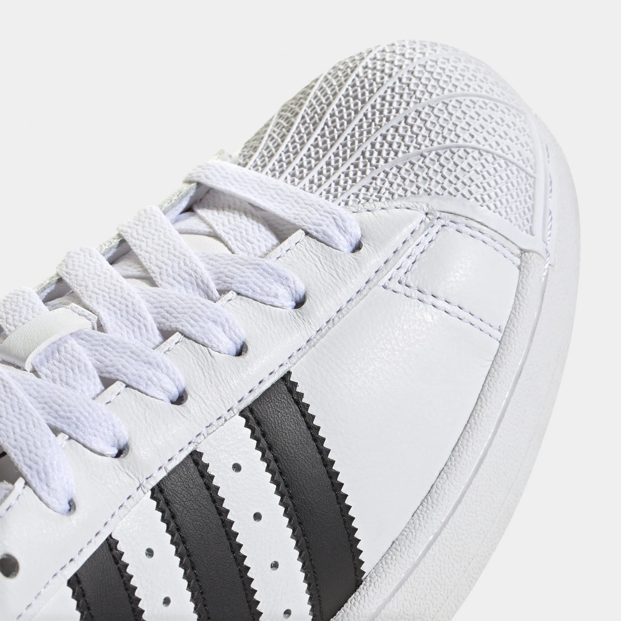 adidas Superstar II White / Black Elite Play Shoes Collapsible Heel Design
