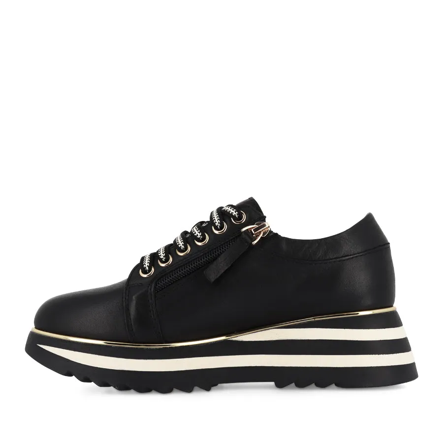 HOSTING - BLACK LEATHER Wood Jog