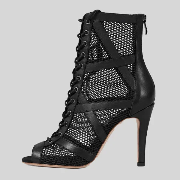 BLOCH ALLURE HEELS DANCING BOOTS - #S0890L engraved