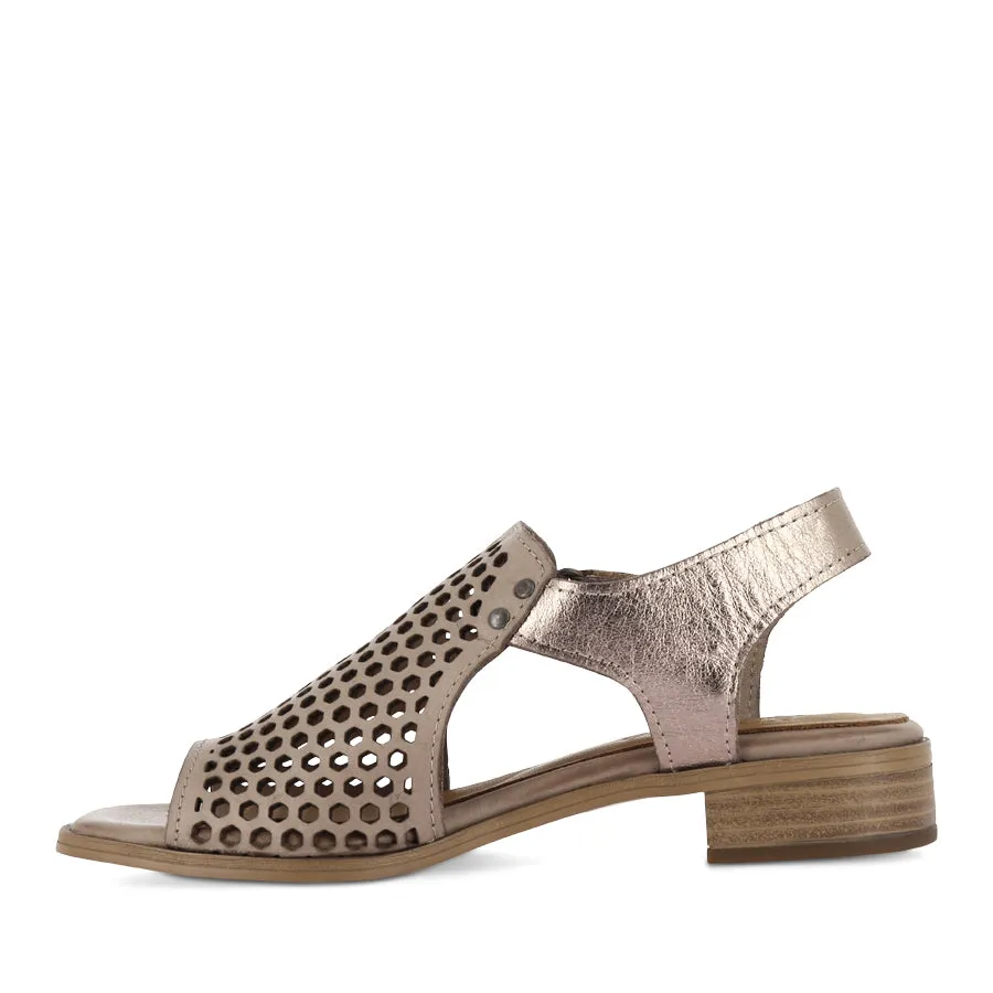 DENISE - DK STONE/ASH LEATHER PU Sole Holiday Mood