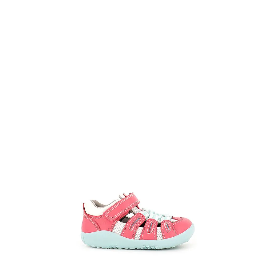 SUMMIT STEP UP - GUAVA/MIST Comfortable Travel Sandals Open Form