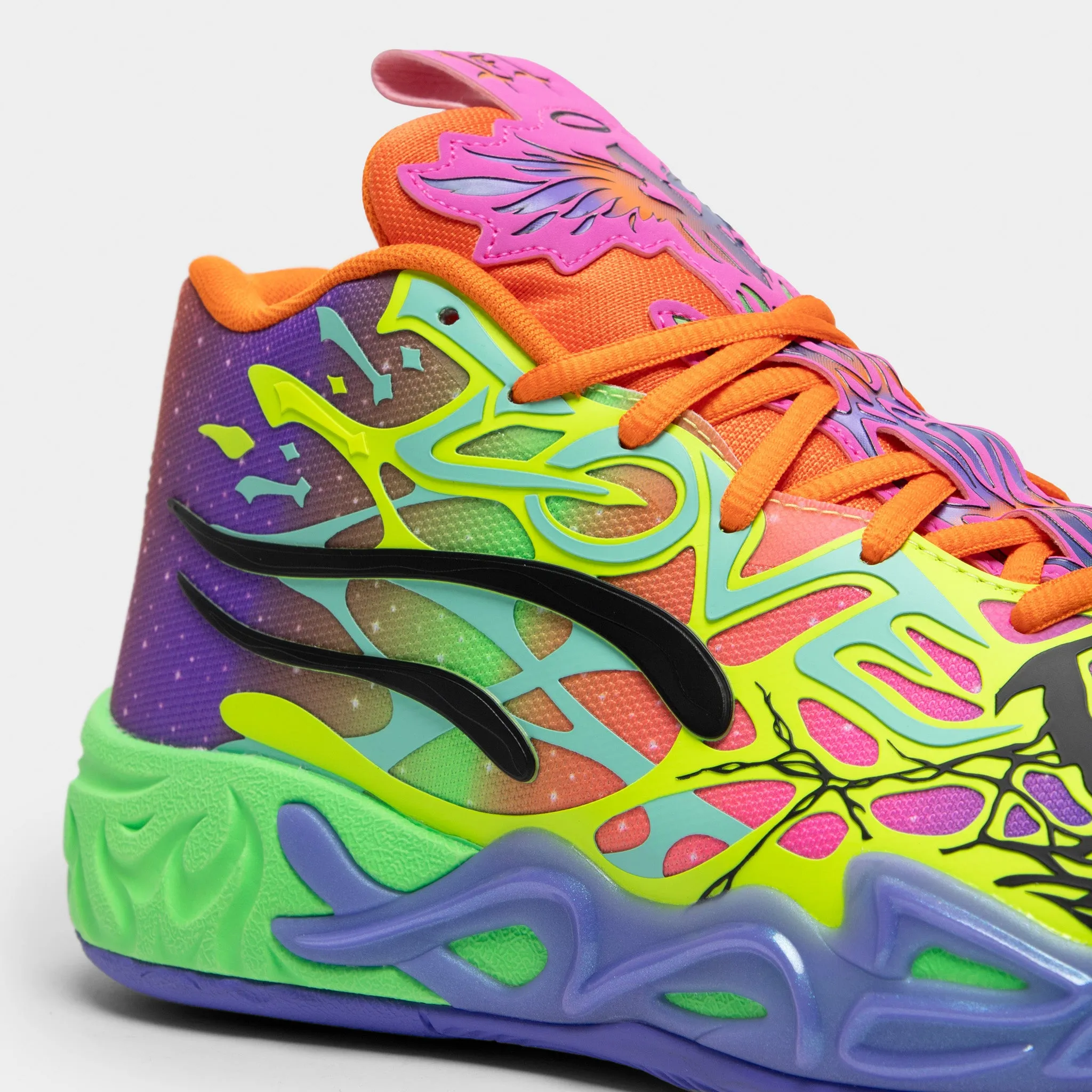 Thermoregulating Fabric PUMA x LaMelo Ball MB.04 Be You Black / Electric Peppermint - Flouro Green