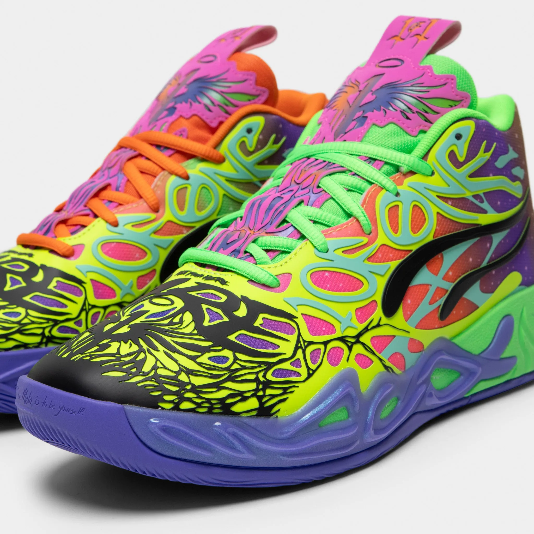 PUMA x LaMelo Ball MB.04 Be You Black / Electric Peppermint - Flouro Green Ultra Responsive Foam