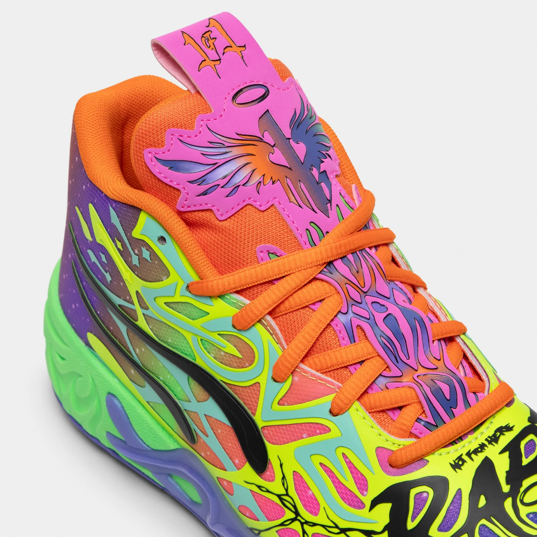 Quick Move foam padding PUMA x LaMelo Ball MB.04 Be You Black / Electric Peppermint - Flouro Green