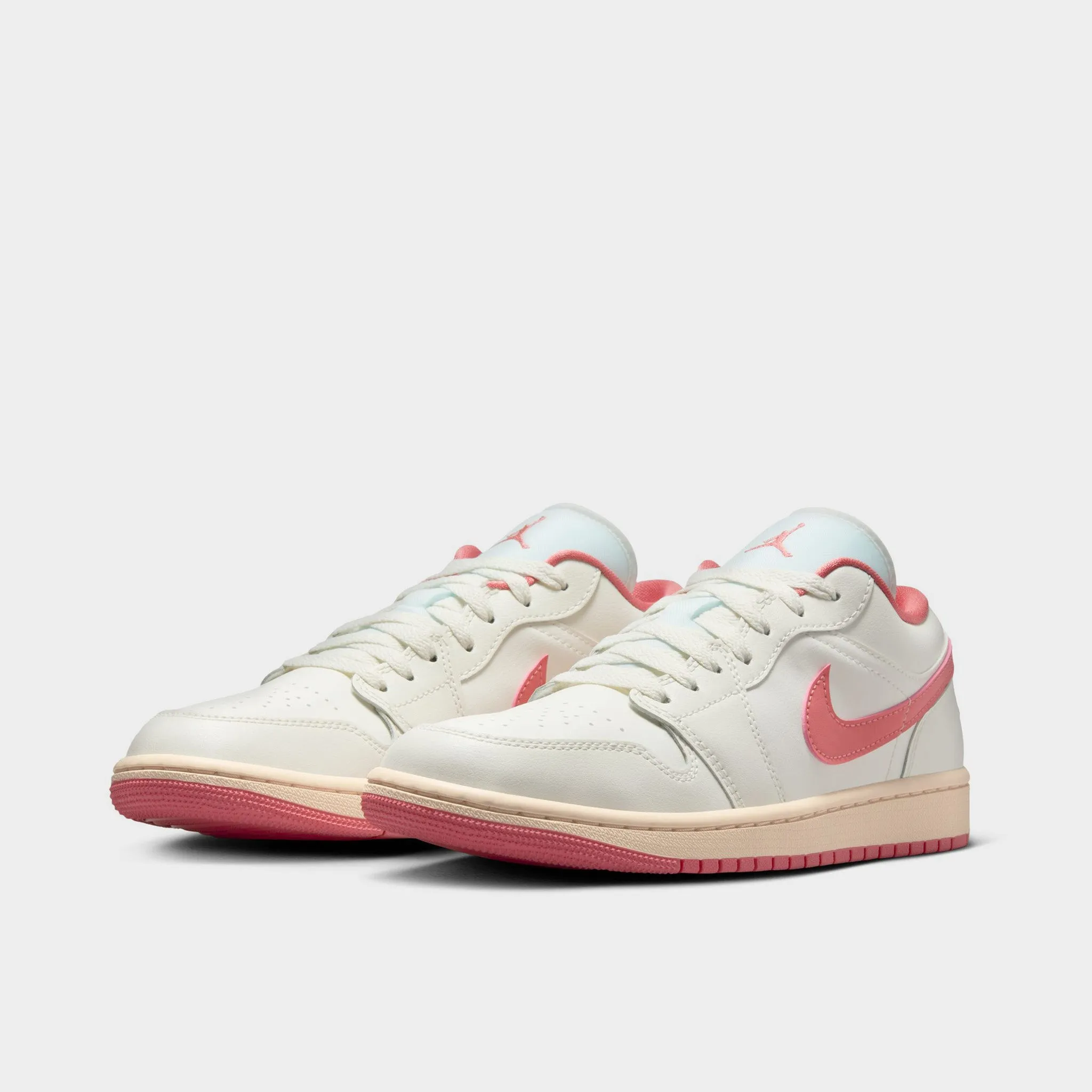Active Run Fast Jordan Women's 1 Low Sail / Pink Salt - Guava Ice