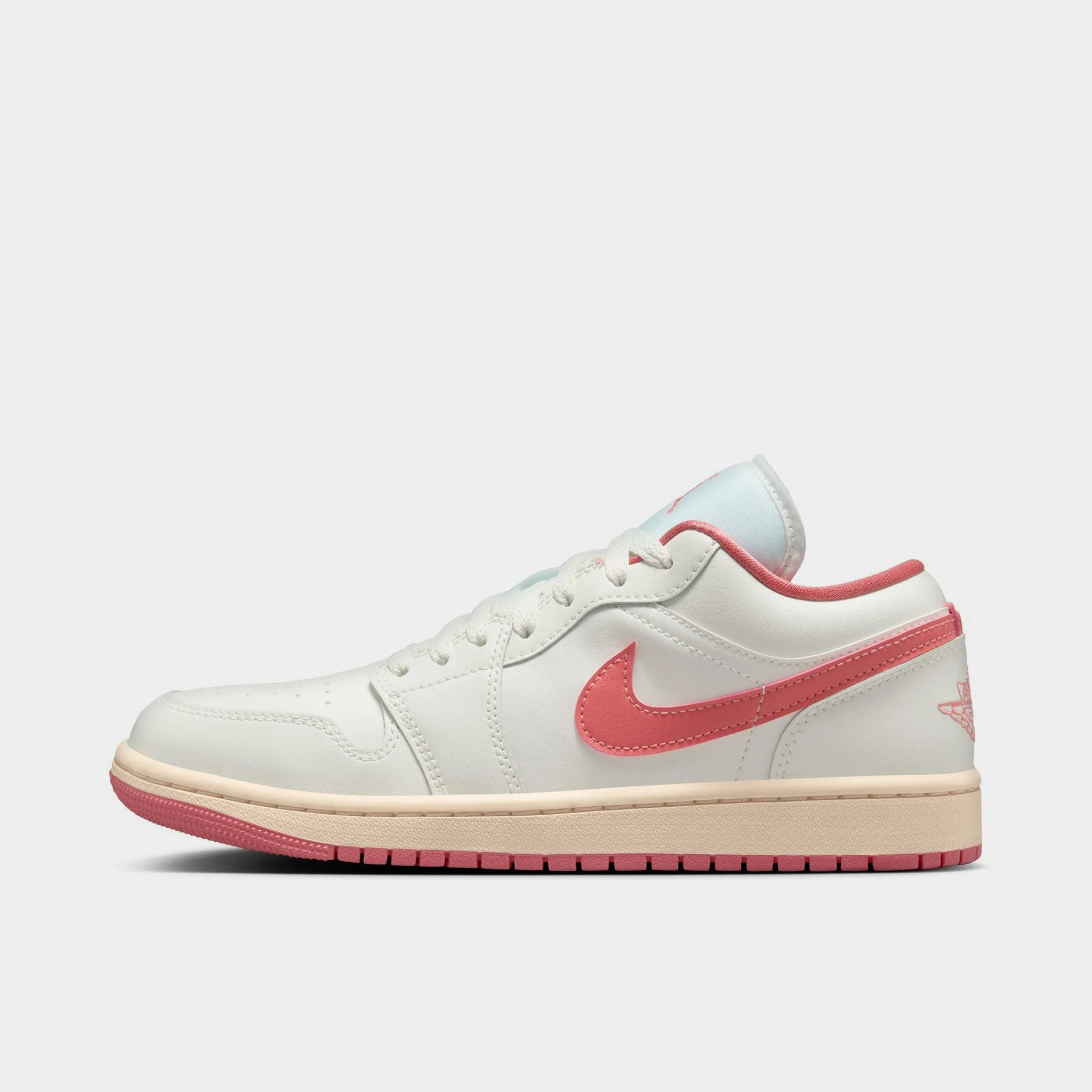 Flexible Soles Cool Outfit Jordan Women's 1 Low Sail / Pink Salt - Guava Ice