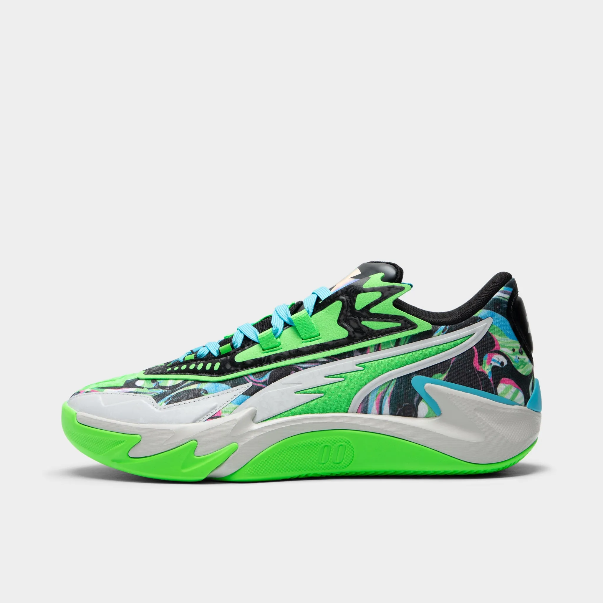 PUMA Scoot Zeros II Green / Black - Pink EnhancedStability Ankle   Support