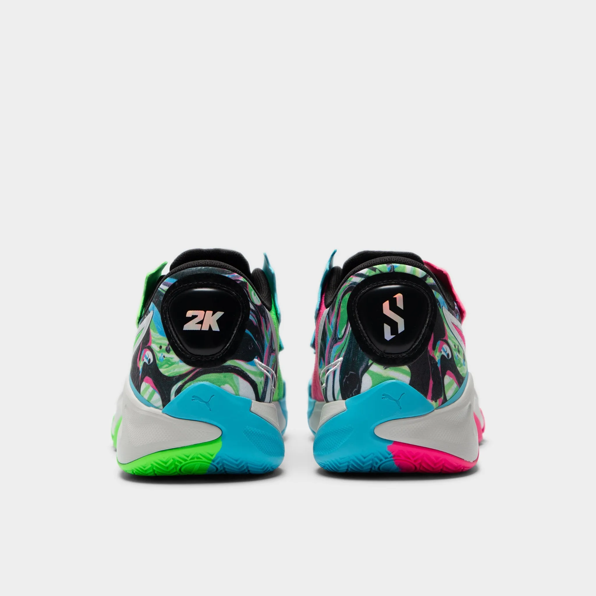 PUMA Scoot Zeros II Green / Black - Pink Urban Athletic All Day Fit