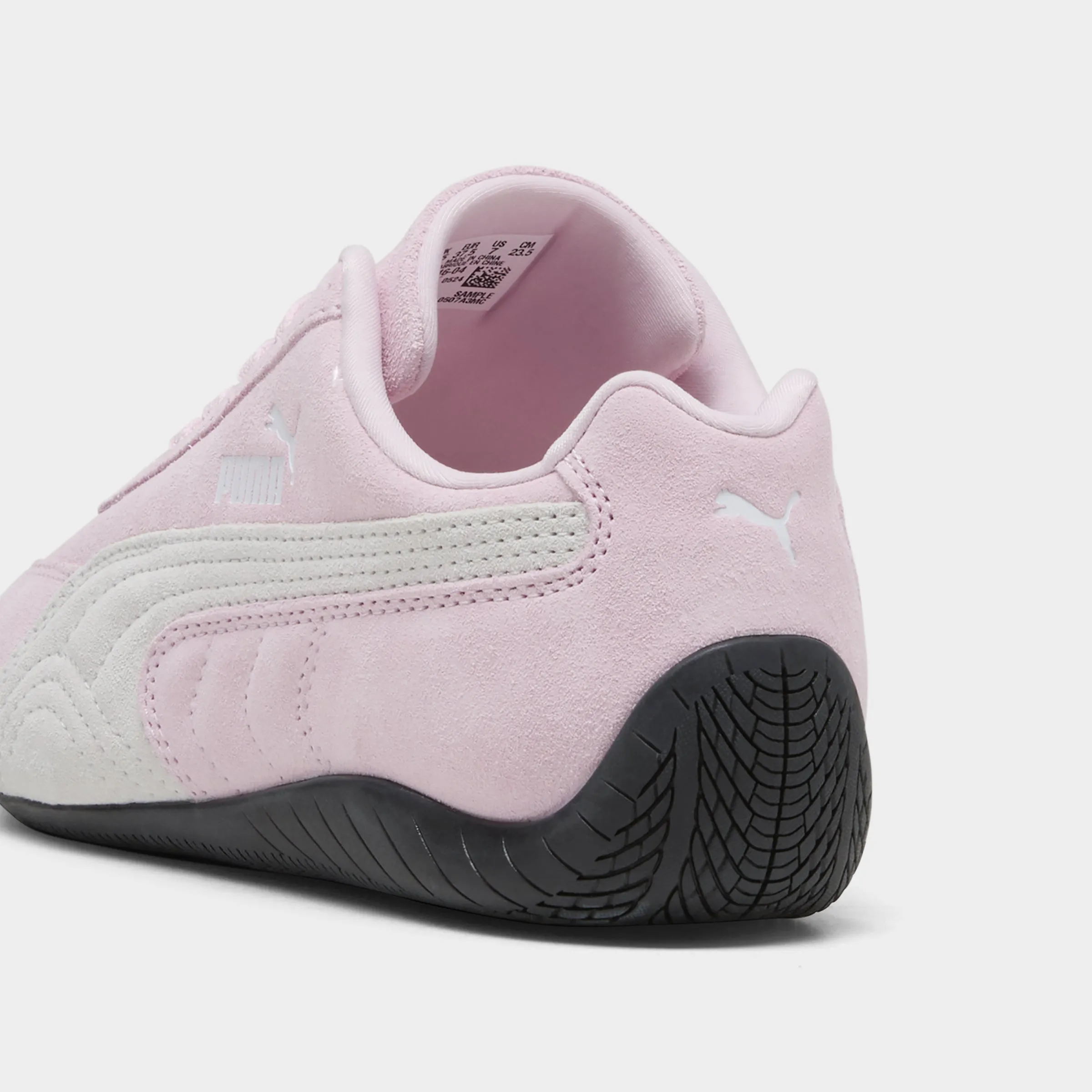 PUMA Women's Speedcat OG Whisp of Pink / White Knit Daily Runs