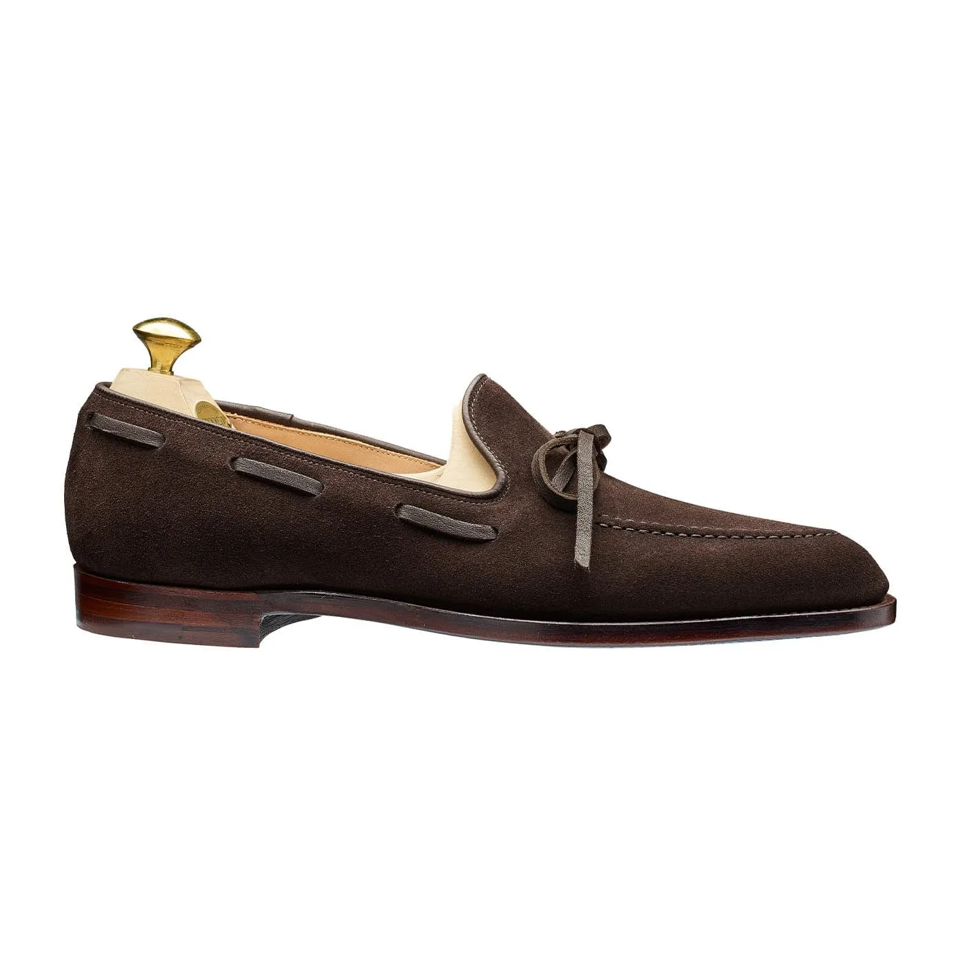 Southport Dark Oak Suede Casual Style Slip-ons