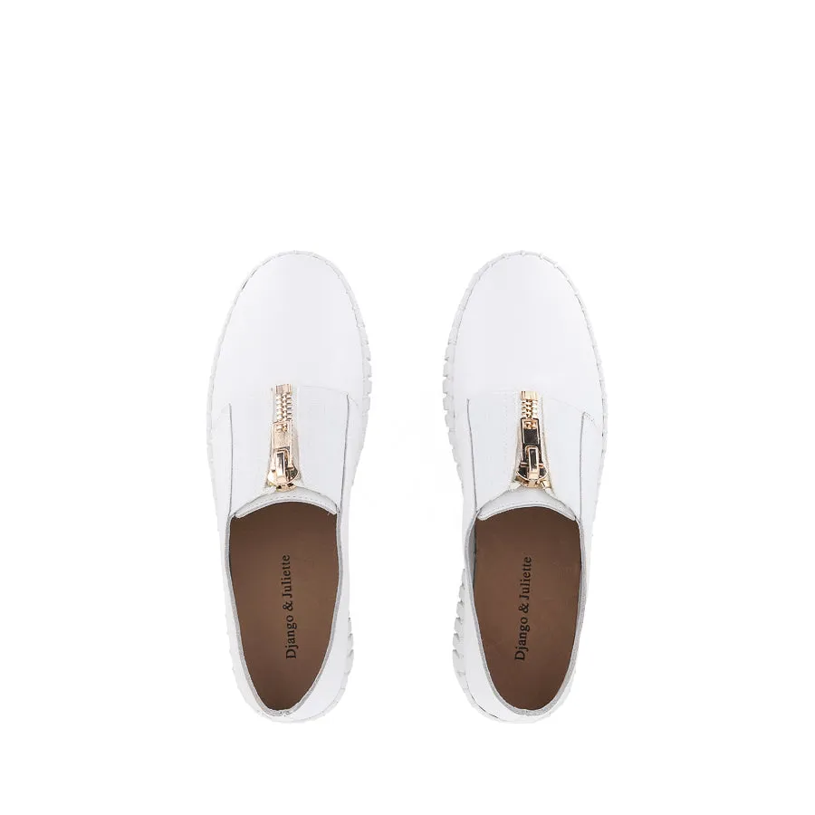 Lunch Pace BRANZA - WHITE LEATHER