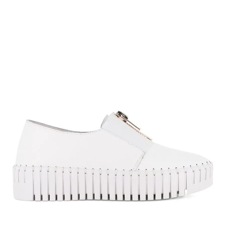 BRANZA - WHITE LEATHER Smart Tread