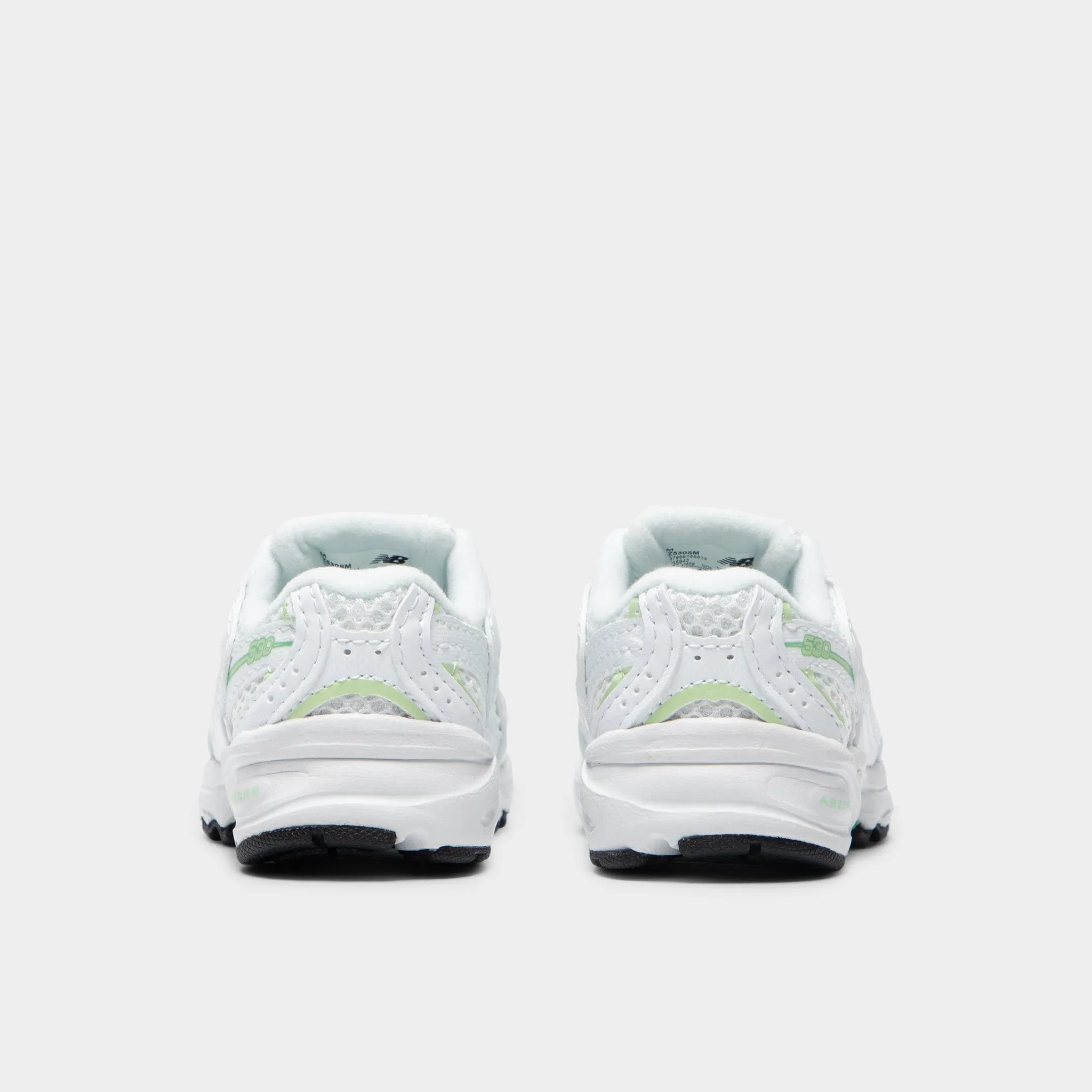 New Balance Infants' 530 White / Green Comfy Fit