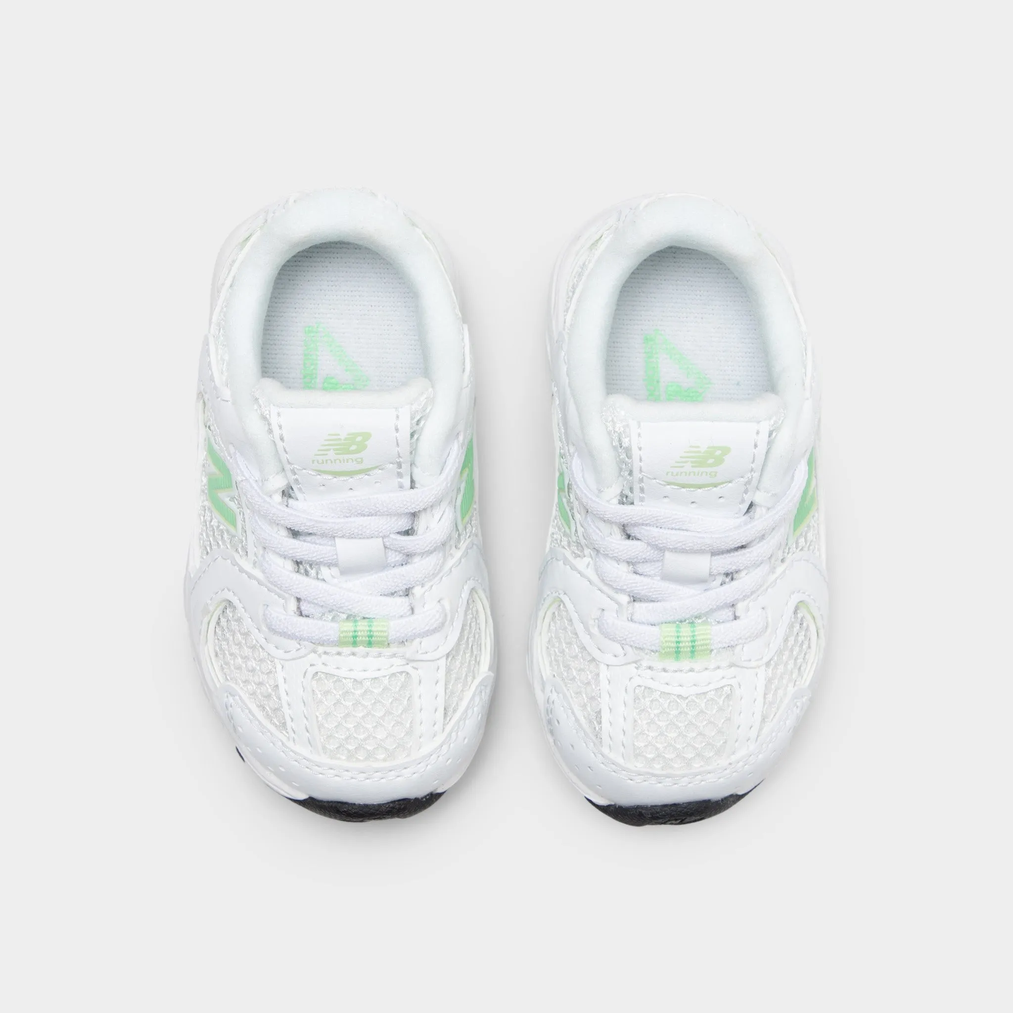 New Balance Infants' 530 White / Green Unisex style