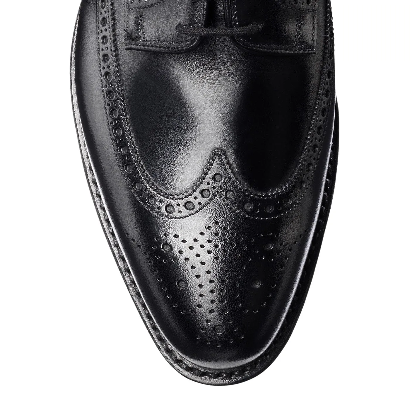 Swansea Black Calf Wide toe box Relaxed Walking Footwear