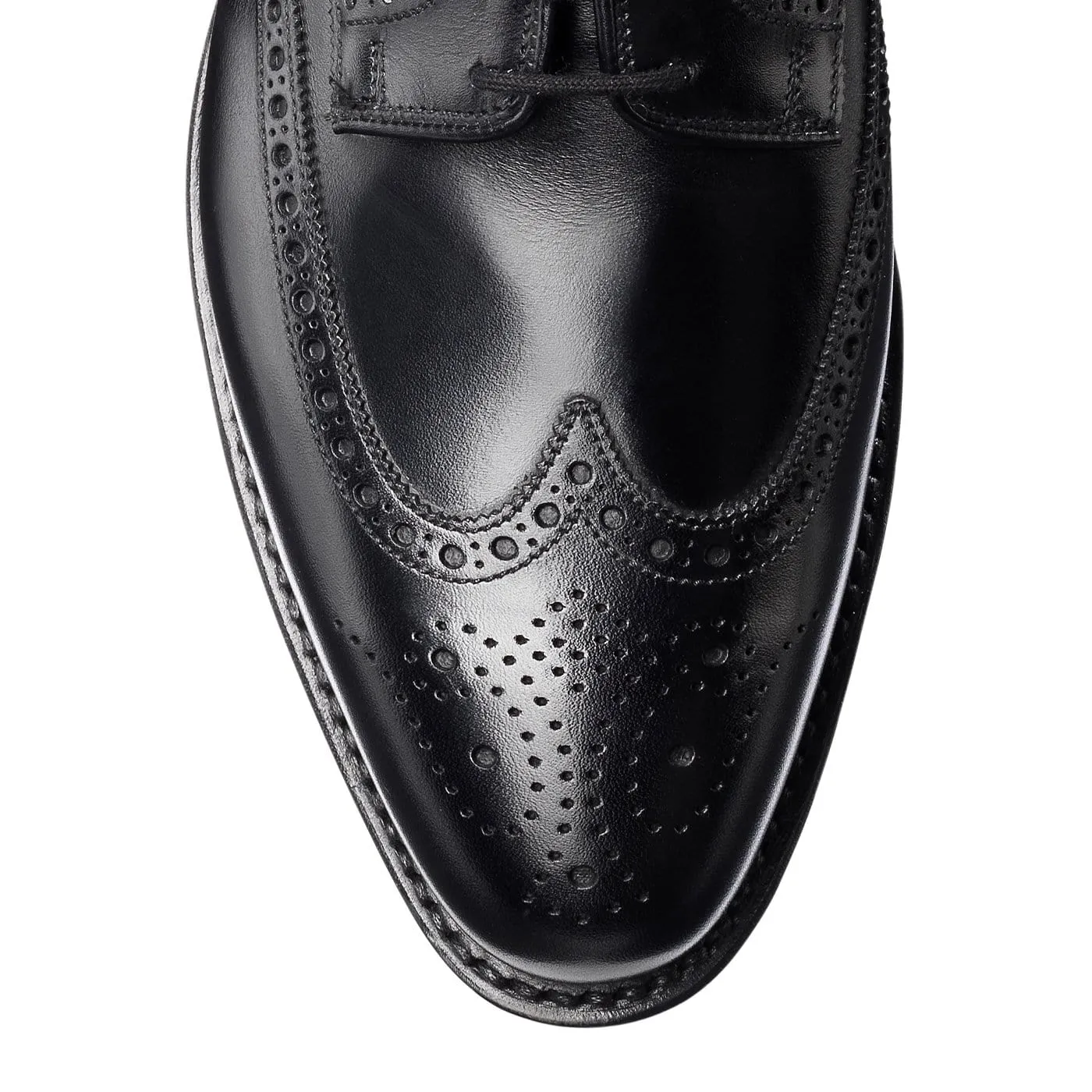 Swansea Black Calf Zip   Up Comfortable Shoes