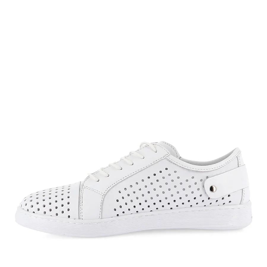 EG17 - WHITE LEATHER Anti Static Materials Fresh Design