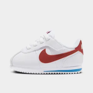 Comfort arch Heel Crash Pads Nike Cortez EasyOn TD White / Varsity Red - Varsity Blue